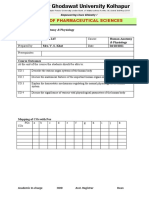 Human Anatomy Course Plan