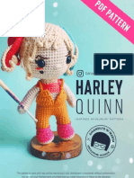 Harley Quinn Mini Crochet