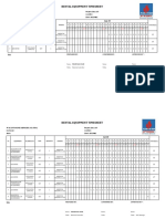 Rental Equipment Timesheet: PTSC Offshore Services JSC (Pos) Project: GALLAF Location
