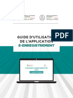 Guide D'utilisation e Enregistrement