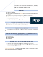 Chapter 1 Introduction To History: Definiton, Issues, Sources, and Methodology