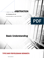 Adr & Arbitration: Ario Wandatama, SH, LL.M