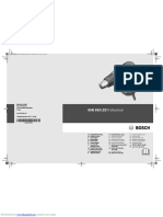 Bosch GHG 660 LCD Professional Original Instructions Manual