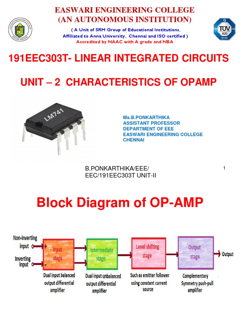 Characteristics and Applications of Operational Amplifiers PDF