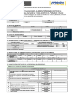 Ficha de Monitoreo (2021)