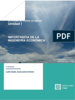 MPORTANCIA DE LA INGENIERÍA ECONÓMICA