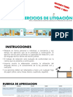 Guía de litigación para la redacción de escritos judiciales en procesos de ejecución