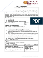 Part Iii. Modules MODULE 2 - Structures of Globalization: Overview