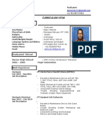 Curriculum Vitae: Personal Detail