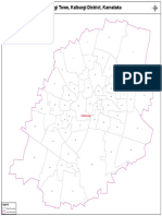 Ward Map of Kalaburagi Town, Kalburgi District, Karnataka