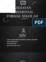 Seremonial Formal Di Sekolah Muhammad Khairul Arfan Saragih