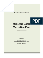 Strategic Goals Marketing Plan Template