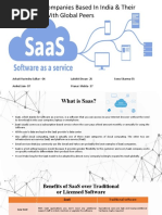 Three SAAS Companies Based in India & Their Comparison With Global Peers