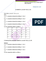 Exercise 3.5 Page No: 3.33: 1. Construct The Composition Table For × On Set S (0, 1, 2, 3) - Solution