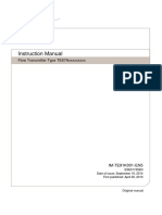 Instruction Manual: Flow Transmitter Type TE67Axxxxxxxxx