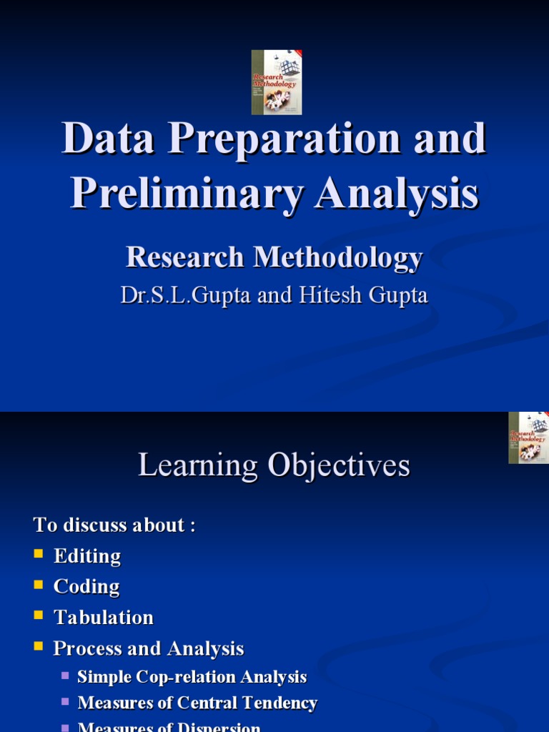 Ch-9 Data Preparation and Preliminary Analysis | PDF | Statistics | Mean