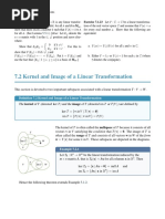 7.2 Kernel and Image of A Linear Transformation