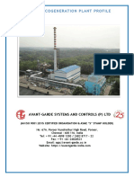 Captive / Cogeneration Plant Profile: Avant-Garde Systems and Controls (P) LTD