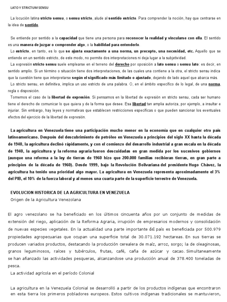 Evolución de la Agricultura en Venezuela | PDF | Agricultura | Venezuela