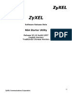 ZyXEL NSA Starter Utiltiy V2.10 Build 1057