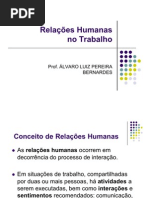 relações humanas no trabalho