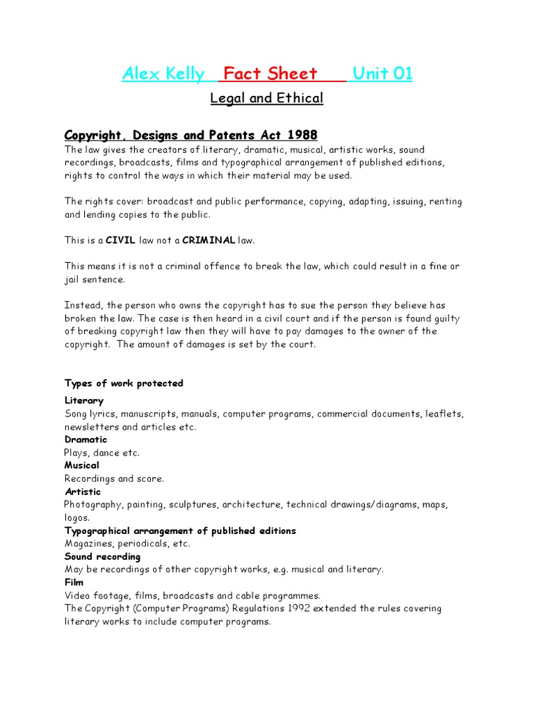 Legal and Ethical PDF Defamation Intellectual Property