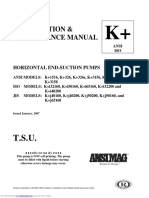 Installation & Maintenance Manual: Horizontal End-Suction Pumps