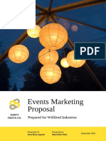 Events Marketing Proposal: Prepared For Willifred Industries