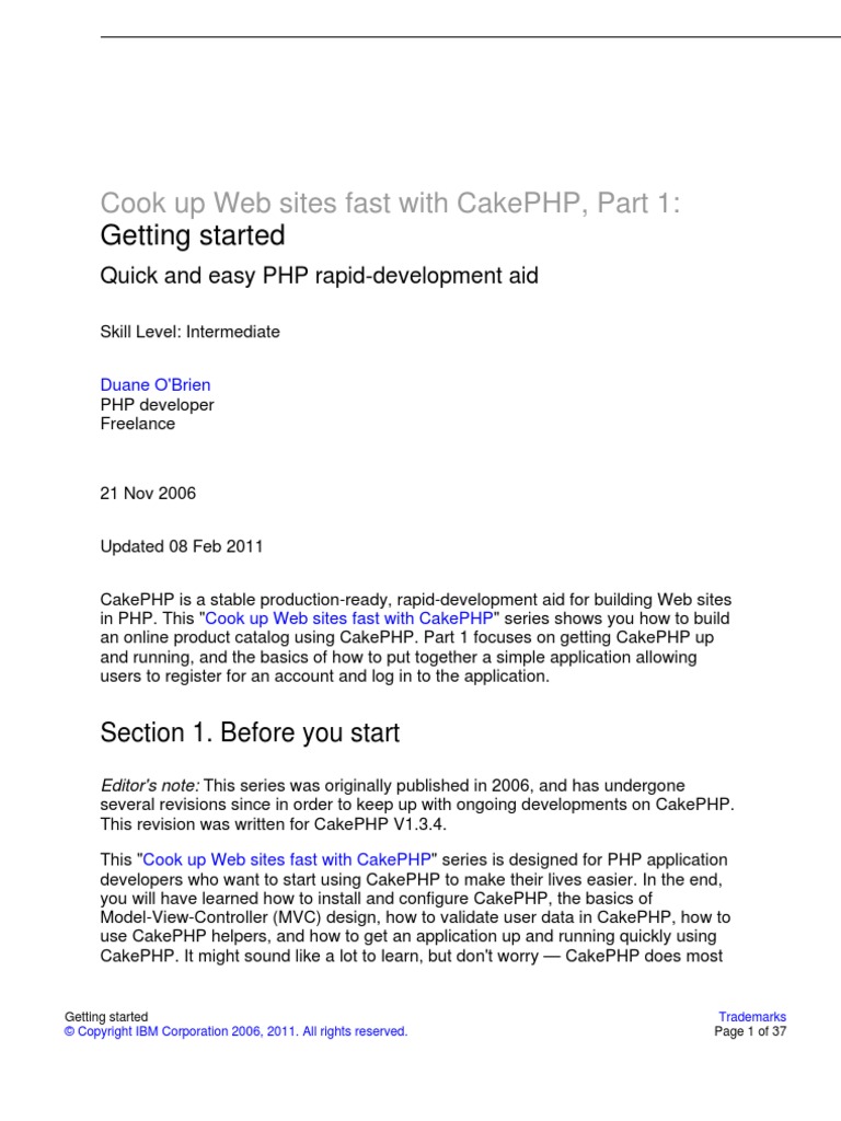 Os PHP Cake1 PDF | PDF | Model–View–Controller | Databases