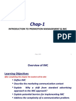 Chap-1: Introduction To Promotion Management & Imc