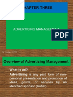 Chapter-Three: Advertising Management
