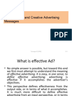 3.3. Effective and Creative Advertising Messages: Temesgen B. (PHD) 8-1