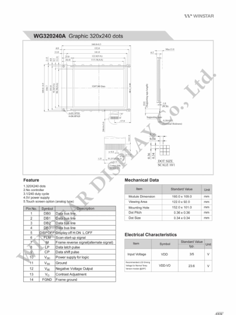 WG320240A | PDF