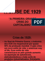 A CRISE DE 1929