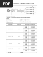 RF Jumper Cable Technical Data Sheet (MQ4 SF-4.3-10 SM)