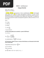 ME463 - Lab Exercise 1: Design of Flat Belt