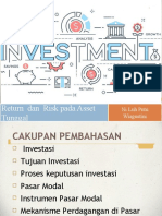 INVESTASI RETURN DAN RISIKO ASSET TUNGGAL