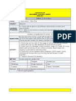 Lesson Plan Movement Control Order English Date/Day Class Subject Learning Standard