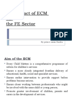 The Impact of ECM On The FE Sector
