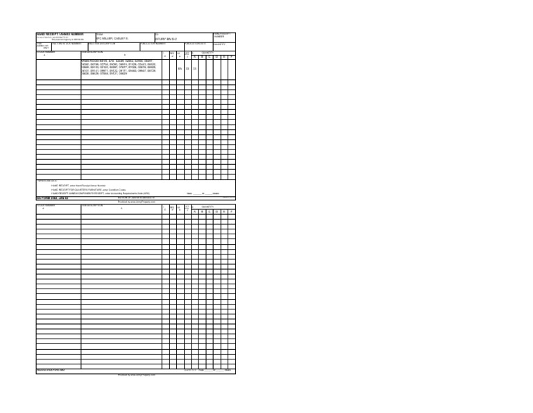 DA Form 2062 Hand Receipt Guide | PDF | Business