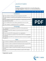 Pre Training Questionnaires