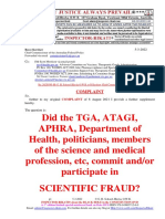 20220305-Mr G. H. Schorel-Hlavka O.W.B. To R Kershaw Chief Commissioner of The Australian Federal Police-Suppl-52-Scientific Fraud