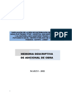 Memoria Descriptiva Adicional