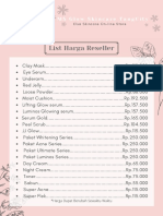 List Harga Reseller: Harga Dapat Berubah Sewaktu-Waktu