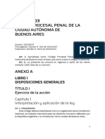 Código Procesal Penal CABA