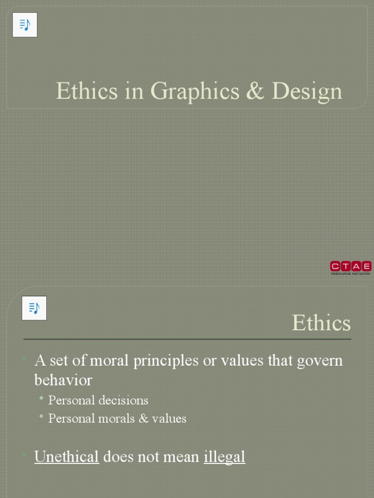 3703 - Ethics in Graphics and Design | PDF | Copyright | Fair Use