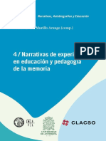 Narrativas de Experiencias de Educacion y Pedagogia