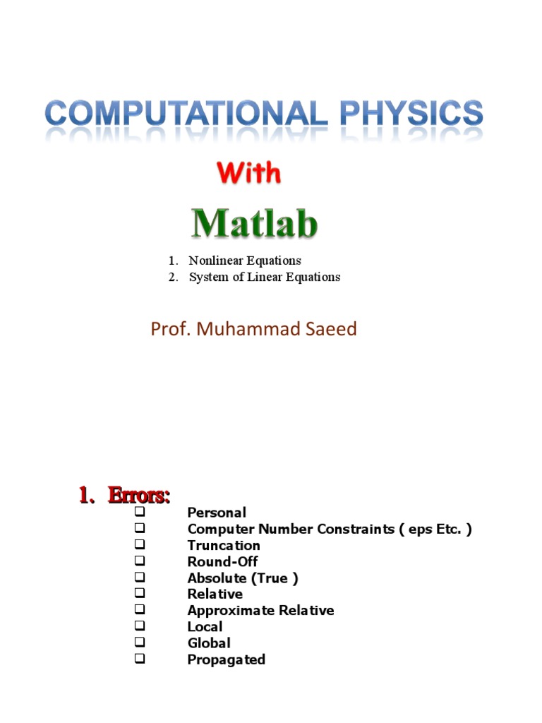 prof-muhammad-saeed-1-nonlinear-equations-2-system-of-linear
