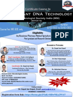 Recombinant DNA Technology Course