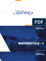 Semana 1 Matematica I - Dominio y Rango de Funciones